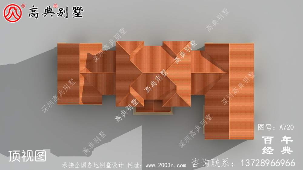 占地517平的豪華二層別墅設(shè)計(jì)圖及效果圖，外觀有格調(diào)