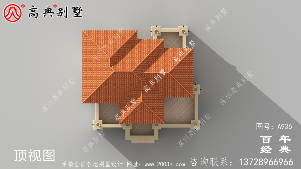 歐式四層復式豪宅別墅設計圖紙及效果圖_四層別墅設計圖紙